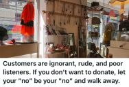 Woman Worked At A Non-Profit Thrift Store, And She Clapped Back After A Customer Refused To Donate Four Cents To A Homeless Shelter