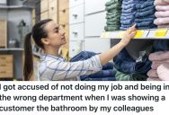 Newly Hired Employee Worked Diligently Folding Clothes, But She Was Accused Of Slacking And Being In The Wrong Department