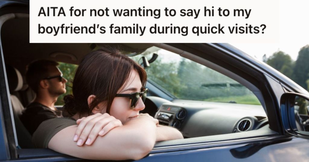 Man and woman inside a car