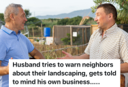 Next Door Neighbor Ignores City Codes And HOA Rules, So His Landscaping Construction Project Is On Hold Indefinitely