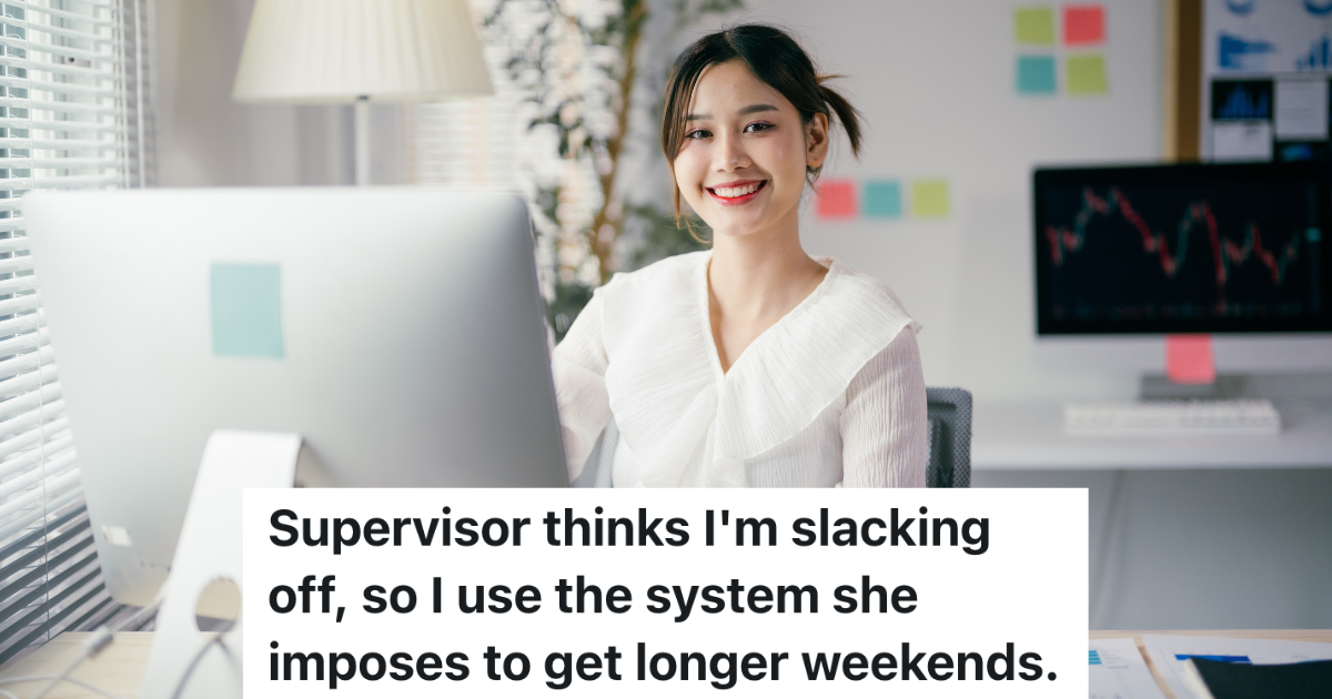 smiling business woman sitting at desk