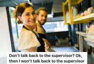 Supervisor Yells At Employee For Not Working Fast Enough, And She Gets Even More Upset When A Coworker Defends The Employee