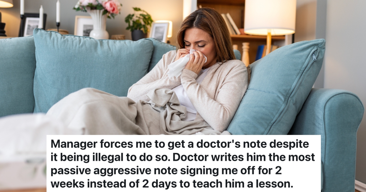 sick woman on the couch blowing her nose