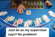 Croupier At A Casino Asks His Supervisor To Double Check His Payout Calculations, But They’re Totally Wrong