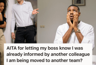 Oblivious Employee Shared News Of His Shift To A New Position, So A Petty Boss Seized The Chance To Target A Coworker With Unfair Accusations