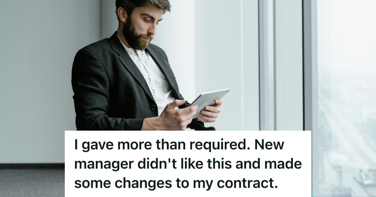 professional man on his tablet