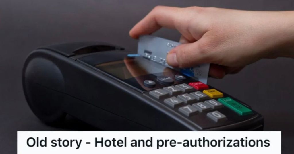 person swiping credit card