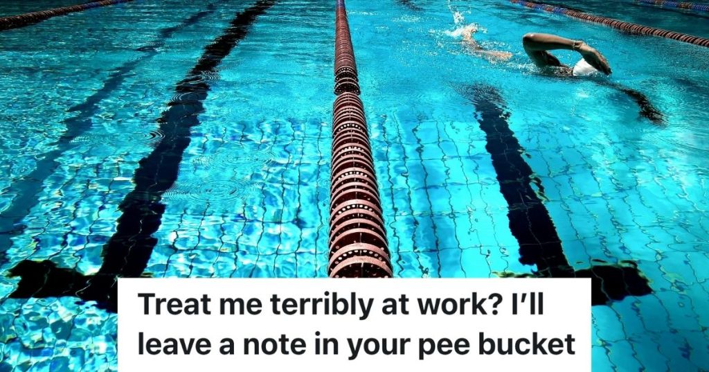 Lanes in public swimming pool