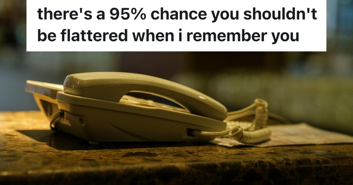 Call Center Rep Tells Caller She Remembers Him And Hes Super Flattered, But She Only Remembers Him Because Hes Always Rude To Her Landline phone by a window