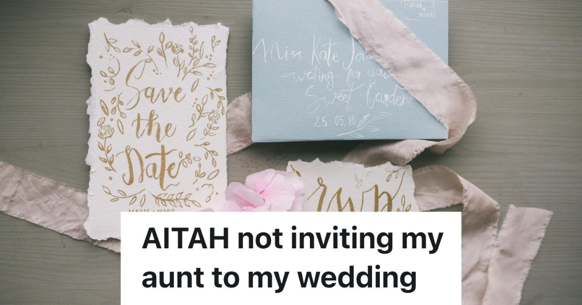 Wedding invitations and pink ribbon