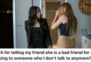 High School Girl Fell Out With A Friend, And Got Mad At Their Mutual For Remaining Close To Her