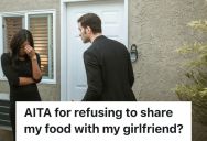 Man Excited To Get A Gourmet French Fry Dish And His Girlfriend Didn’t Want Any, But Now She’s Pouting And Mad That He Won’t Split His Small Order