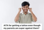 18-Year-Old Got A Small, Symbolic Compass Tattoo, But His Parents Flipped When They Found Out And Don’t Care What It Means To Him