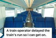 Student Running Late Misses Her Train Departure Time, But She Is So Grateful The Operator Waited For Her