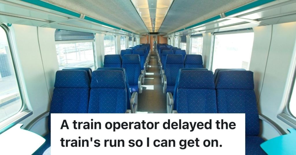 An empty passenger train car