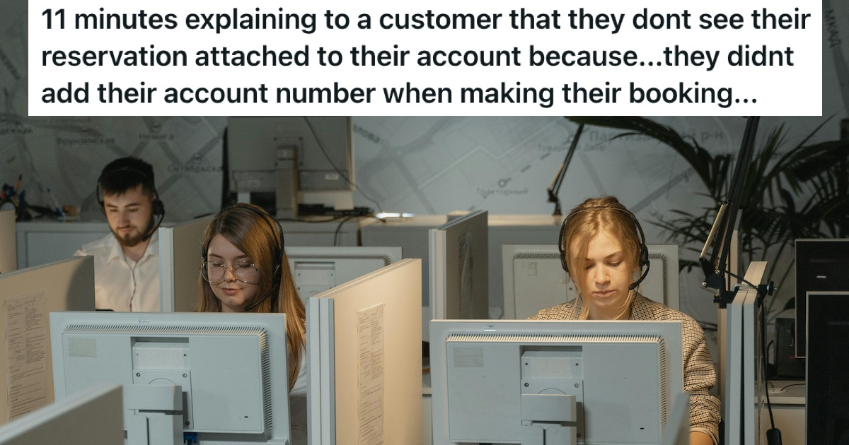 Employees in a call center