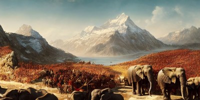 Elephants with Army