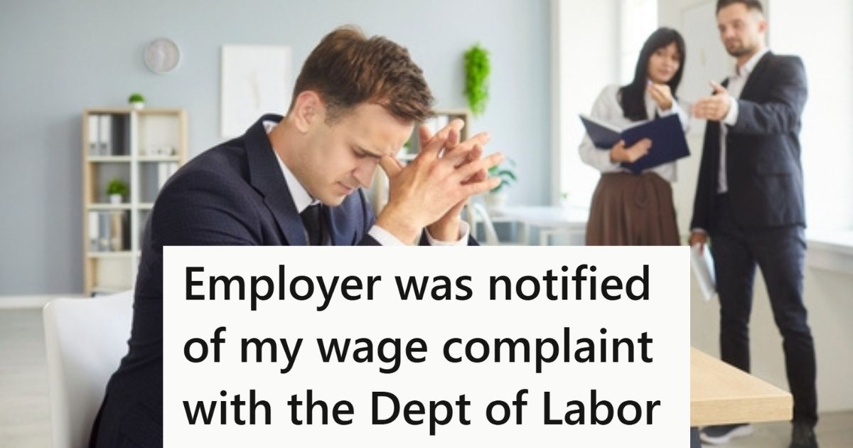 Worker getting yelled at