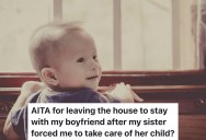 Sister Treats Childfree Sibling Like A Built-In Babysitter, So She Packs A Bag And Leaves