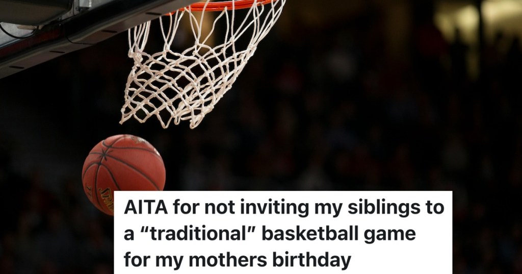 basketball going through the hoop