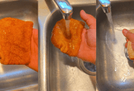 ‘What are they putting in this bread?’ – A Man Ran Water Over Bread And Showed How It Retained Water Like A Sponge