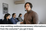Call Center Employee Used To Help 70 Customers A Day, But When The Boss Slowed Him Down With Mandated Disclaimers, His Productivity Ground To A Halt And Tanked The Company’s Reputation