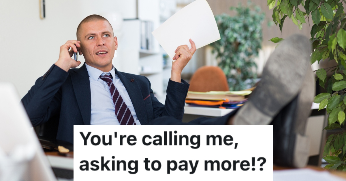 man with his feet on desk