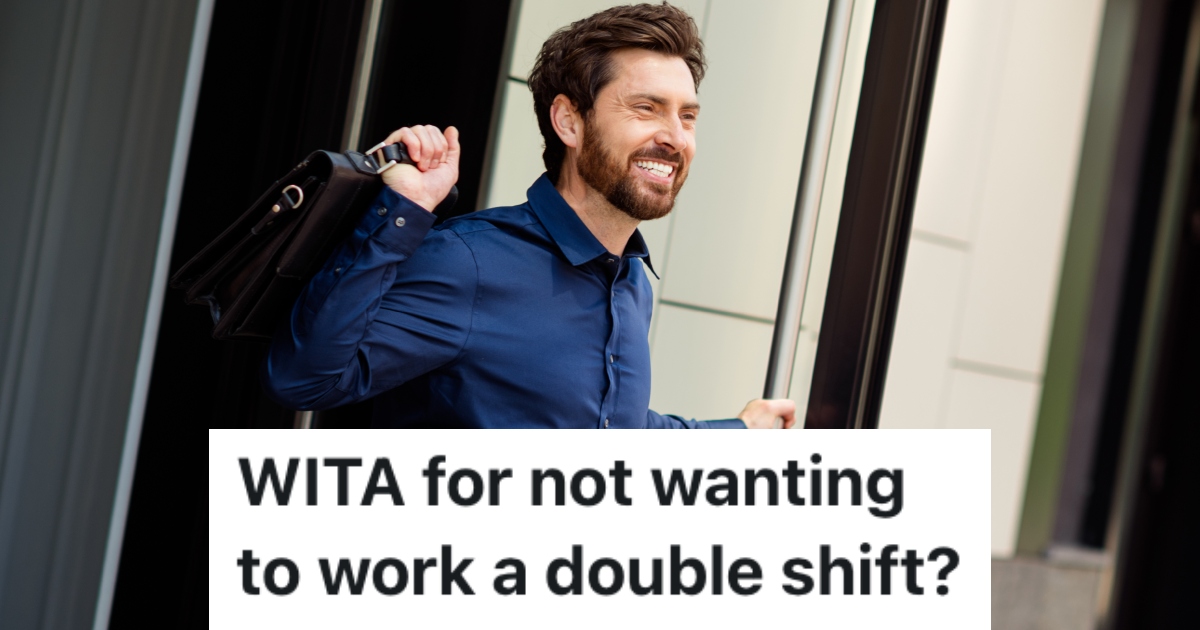 man walking out of an office