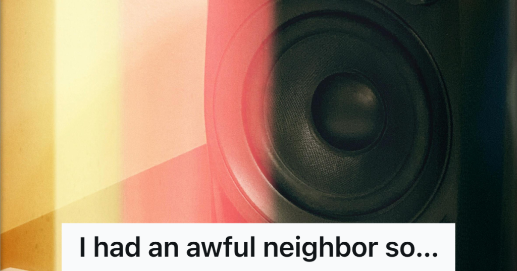 closeup of loud speaker