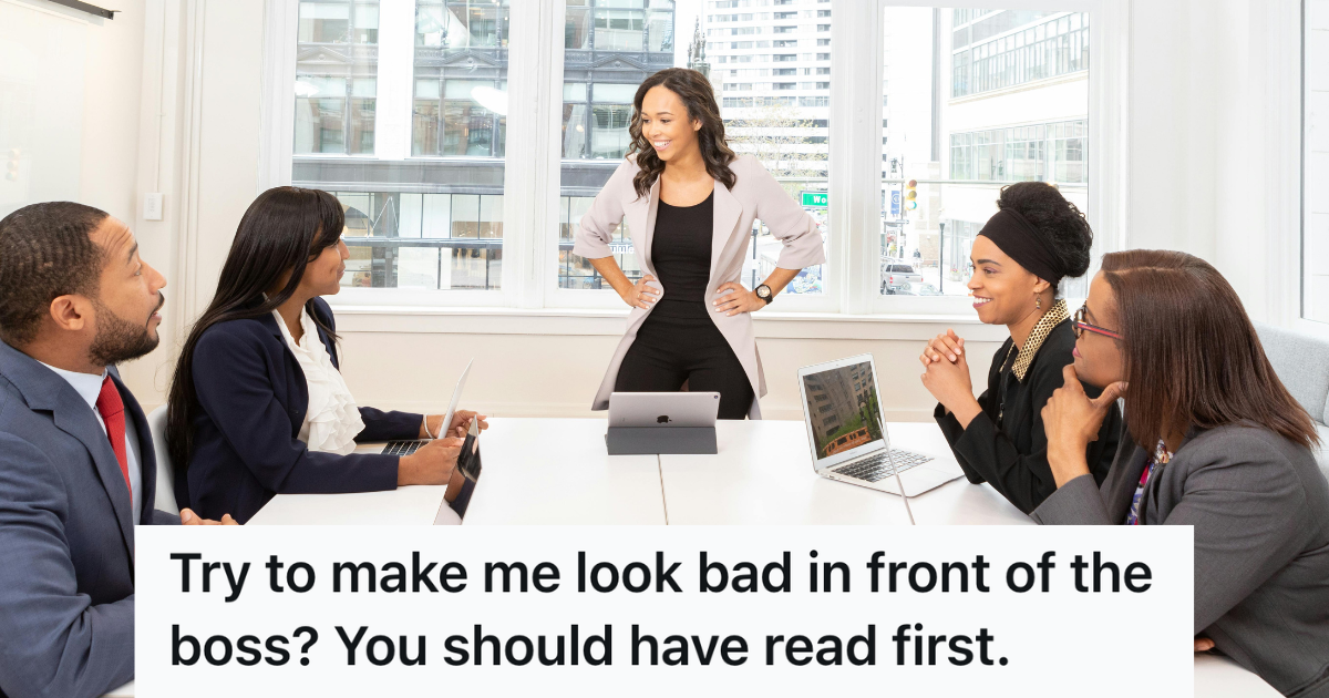 corporate employees in a board room