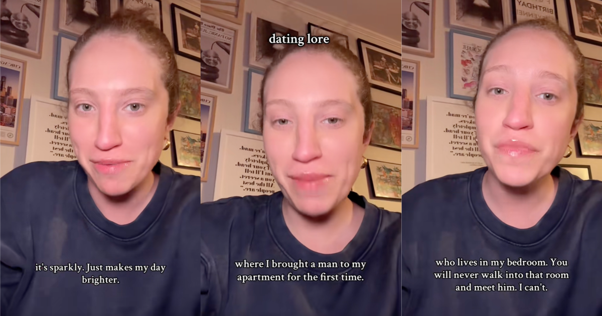 woman talking about dating