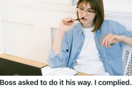 Freelance Writer Followed Her Overconfident Boss’ Egotistical Edits, So She Got Paid Twice To Fix His Horrible Grammar