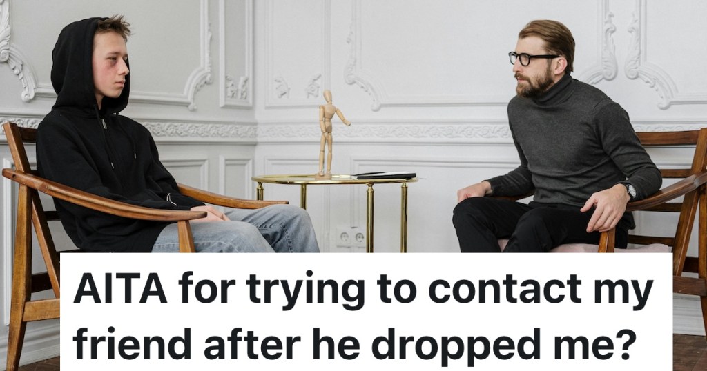 friends who are sitting in chairs, mad at each other