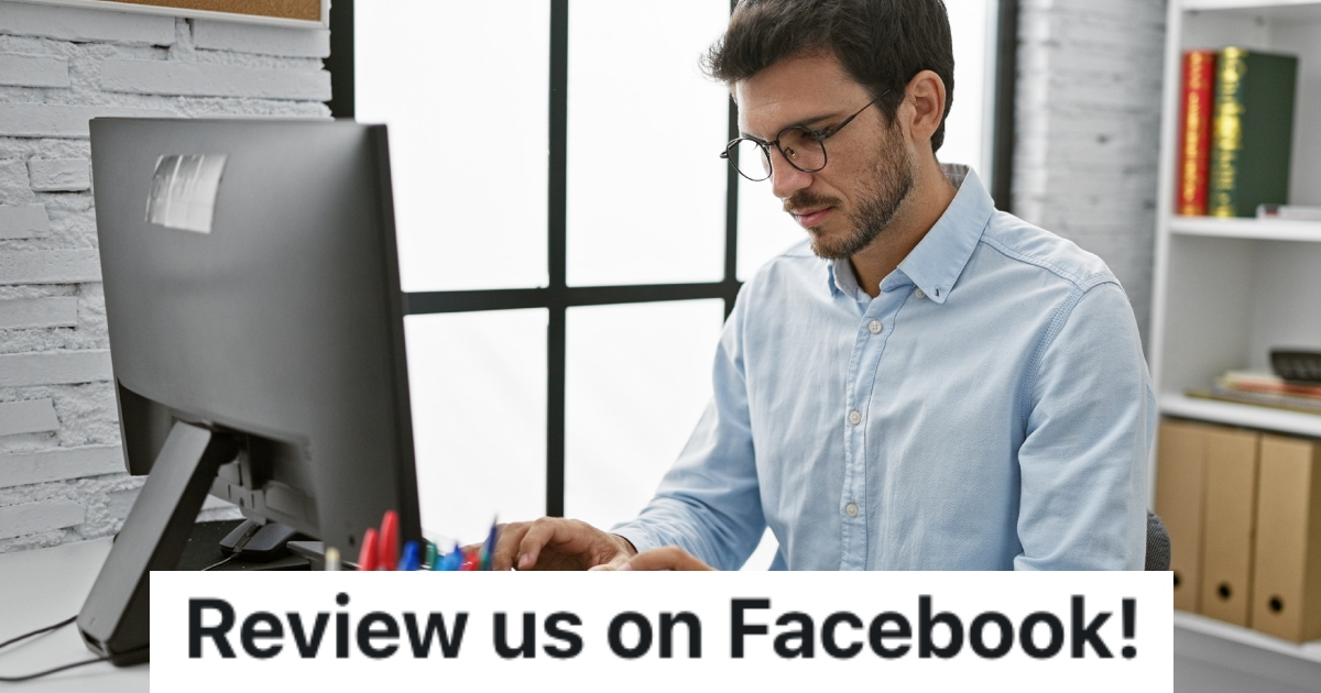 A Renters Horrible Property Managers Asked For Recommendations On Facebook, So They Didnt Hold Back And Gave Them A Review Theyll Never Forget man working on a computer