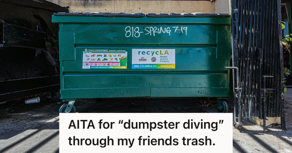 green dumpster