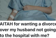 Husband Refuses To Take Wife To The ER During A Scary Medical Episode, And Now She’s Questioning Their Entire 10-Year Marriage