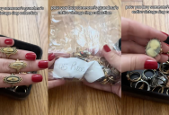 A Shopper Showed Off The Vintage Ring Collection She Bought
