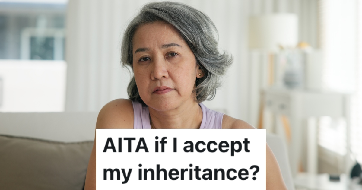 A Daughter Was Left An Inheritance By Her Late Father, But She Feels Guilty About Taking The Money woman with a serious look