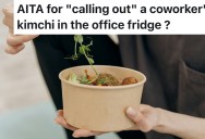 Coworker Leaves Unsealed Kimchi in Shared Office Fridge for a Week, And It Ends Up Grossing a Colleague Out By Flavoring The Other Lunches