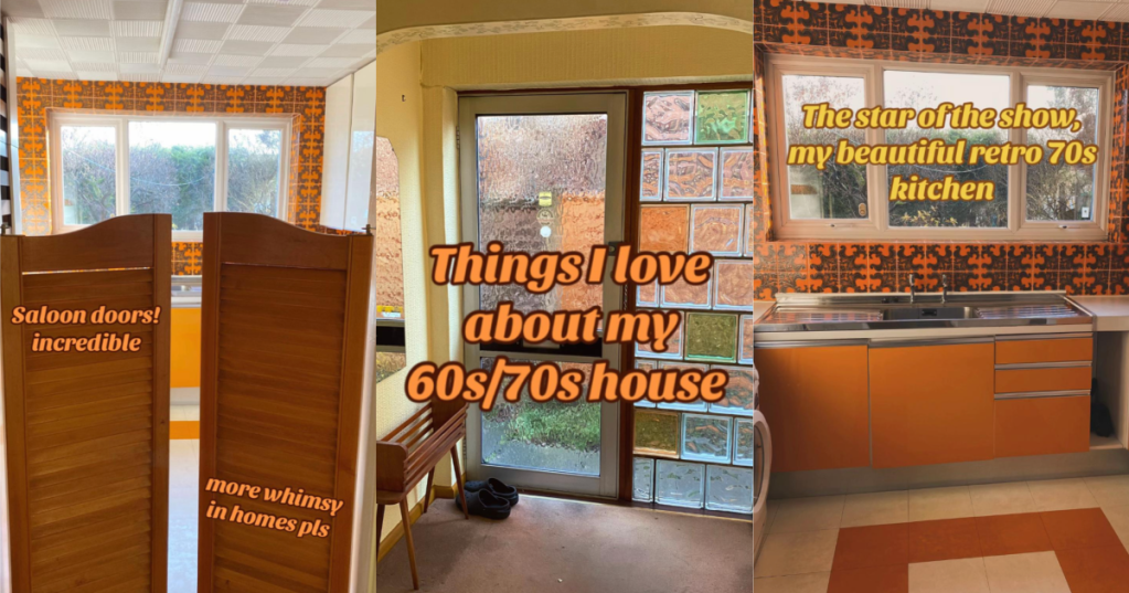 vintage house with a 70s look