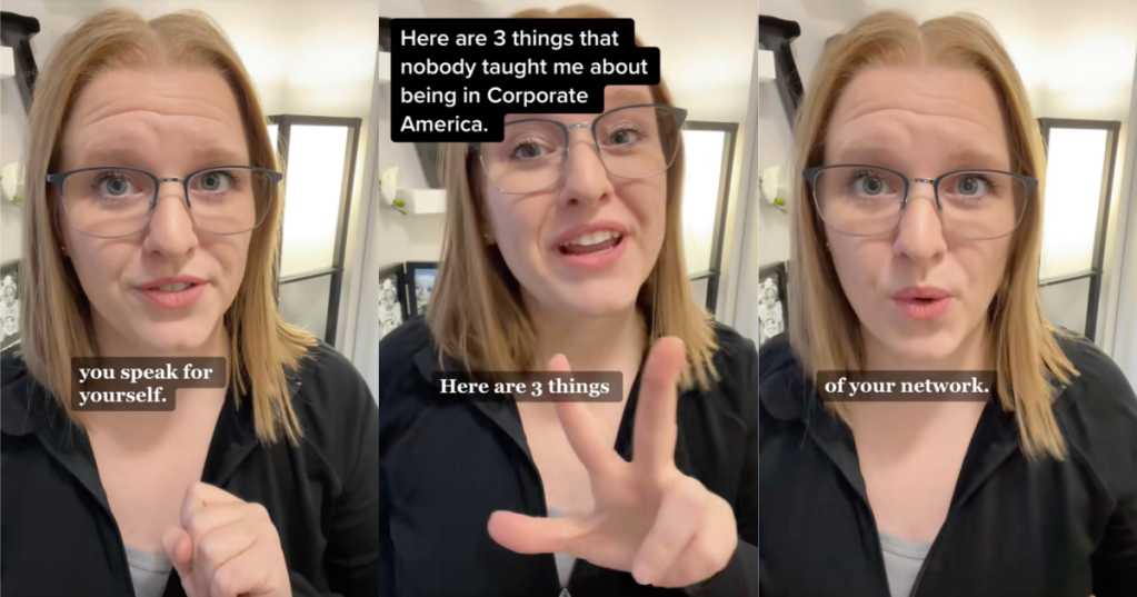 woman giving career advice