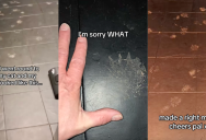 ‘Been into my living room, too?!’ – A Pet Owner Discovered Some Creepy Footprints In Her House After She Left Her Cat Door Open