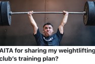 A Student Posted His Weightlifting Club’s Training Plan Online, And The Trainer Who Created It Called Him Out In Front Of A Group Of People