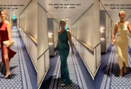 A Traveler Showed Off What She Wore Every Night On A Cruise Trip
