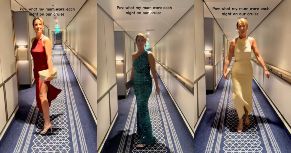 woman on a cruise ship