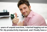 An Employee Finally Got Tired Of Working Overtime Hours With No Pay, So They Decided They’d Start Logging Out At 5PM Everyday