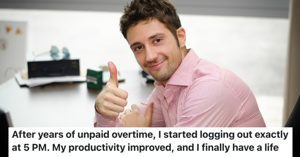 man giving a thumbs up