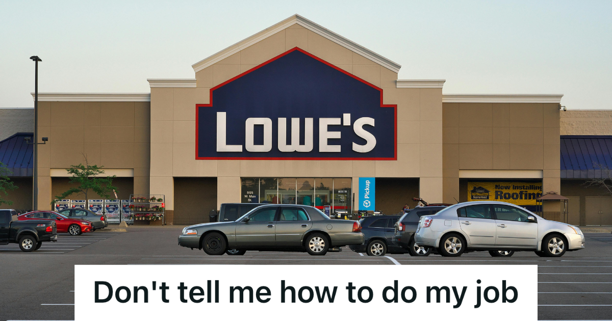 lowes parking lot exterior
