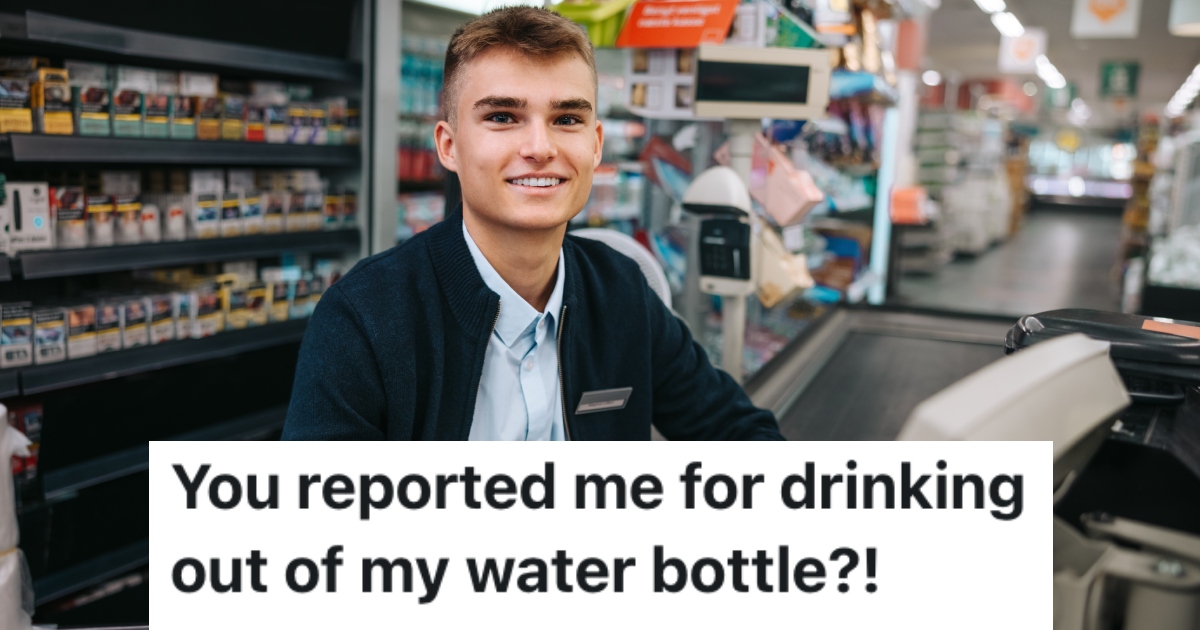 worker behind a register