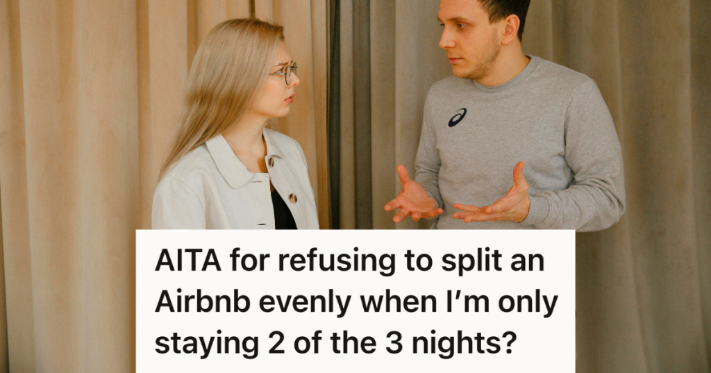 man and woman arguing